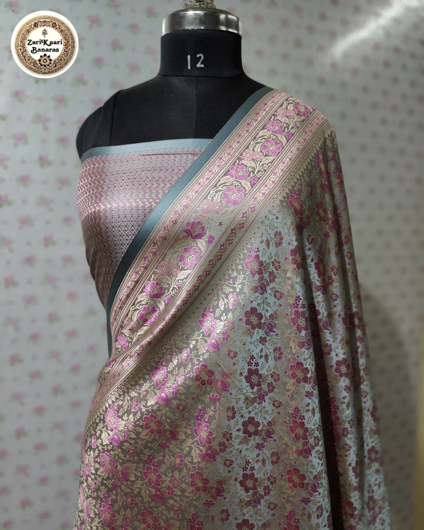 Tanchoi Jamawar Banarasi Satin Silk