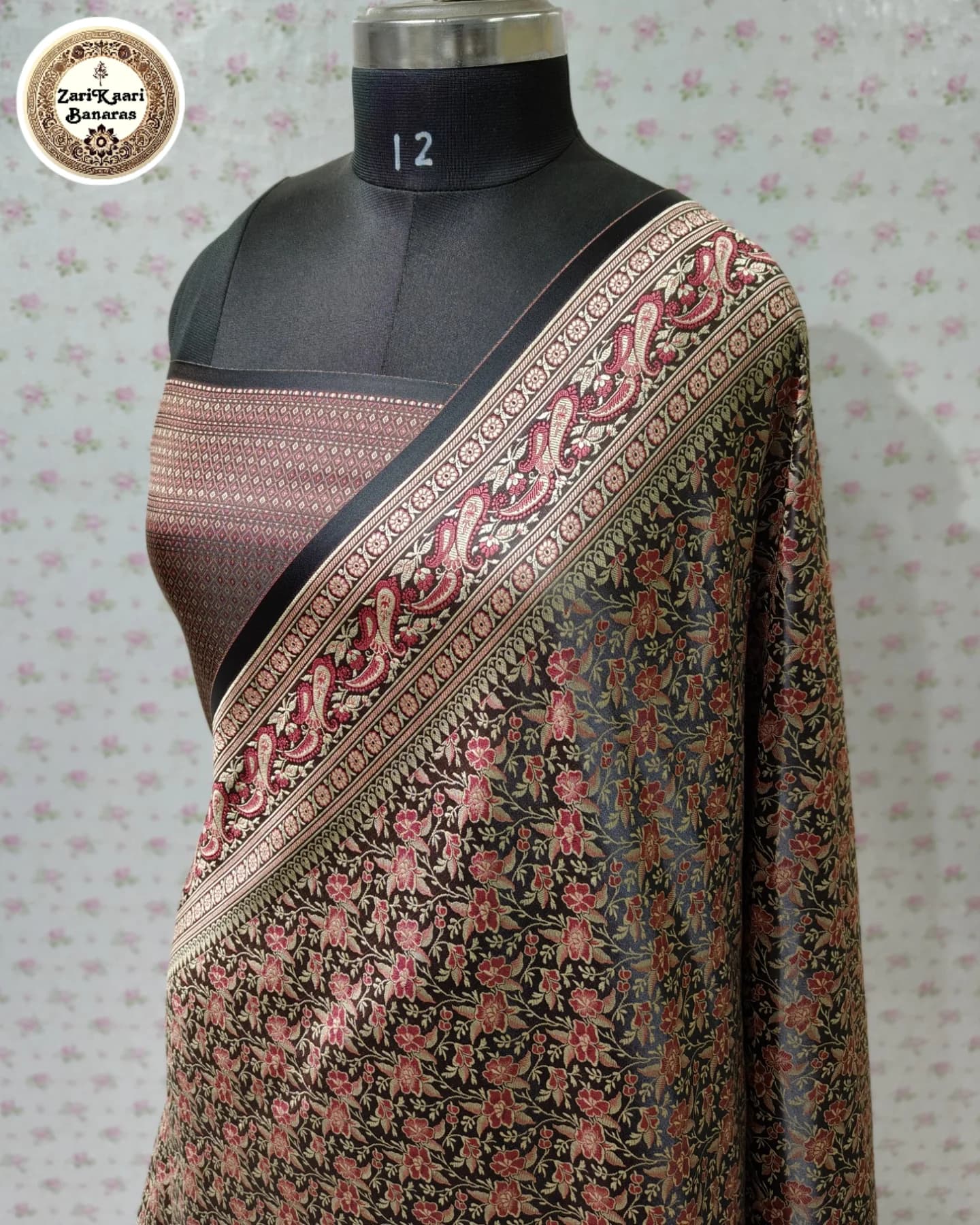 Tanchoi Jamawar Banarasi Satin Silk