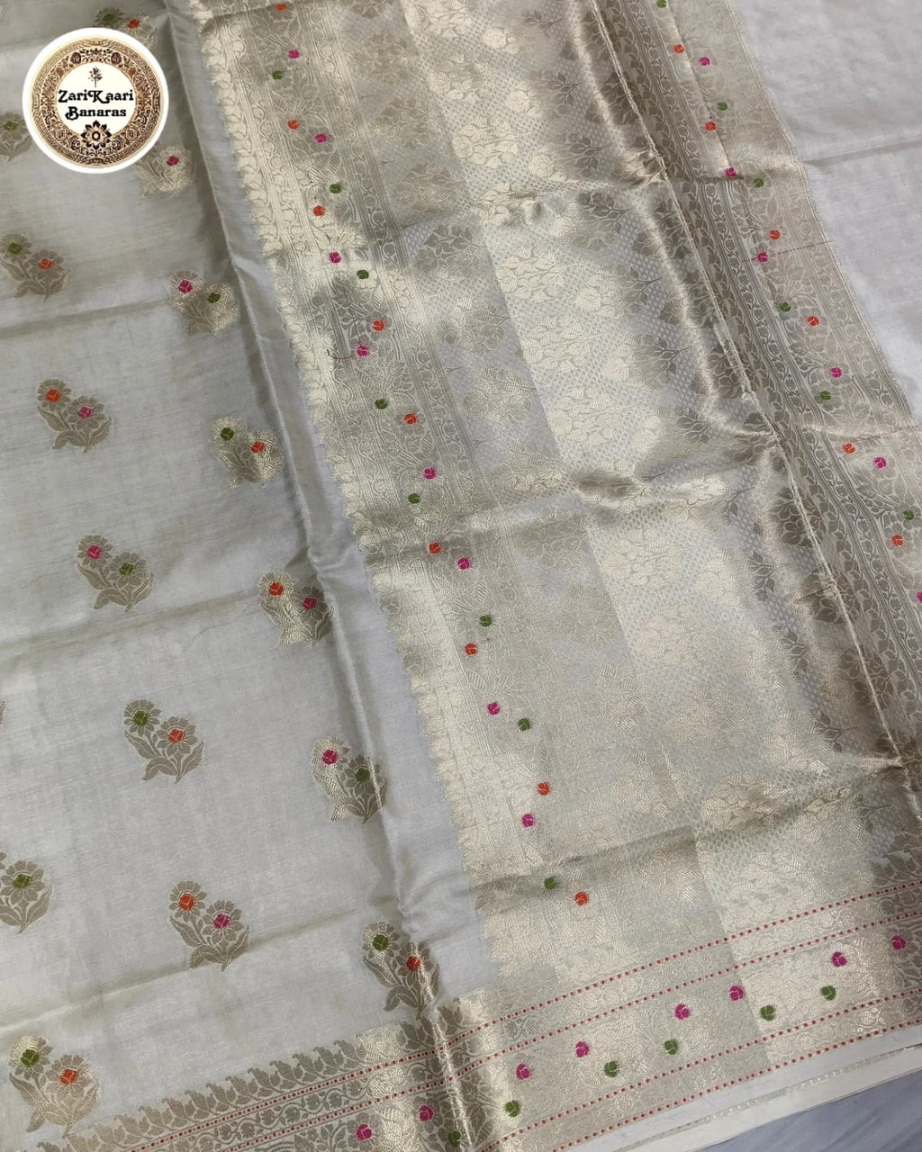 Banarasi Pure Tussar Silk  With Meenedar Saree