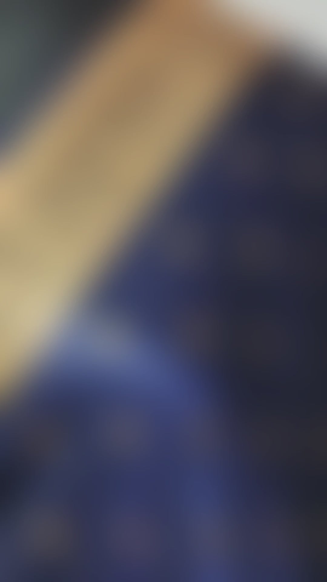 Navy Blue Banarasi Katan Satin Silk with Gold Zari